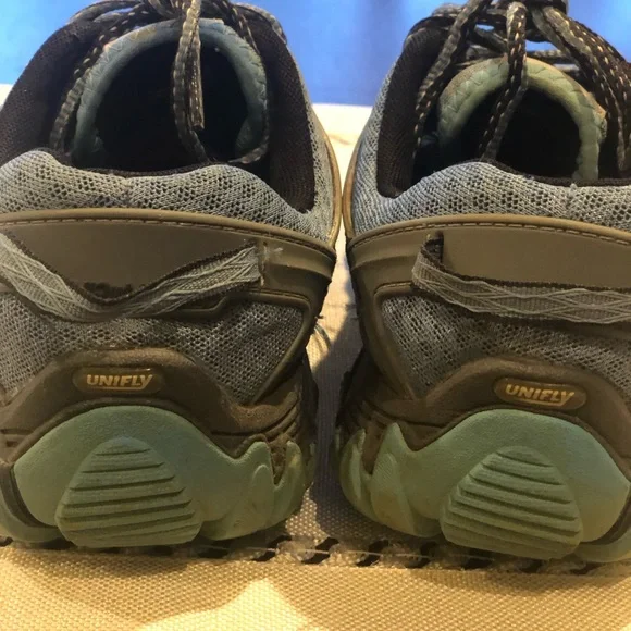 Merrell Women Lt.Blue/Gray Low Top Hiking Walking Shoe 7 - Picture 3 of 4